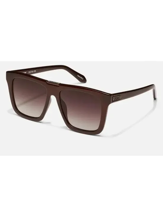 NEW QUAY AUSTRALIA POLARIZED "NAME DROP" SQUARE SUNGLASSES - Picture 1 of 7